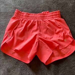 Pink athletic shorts